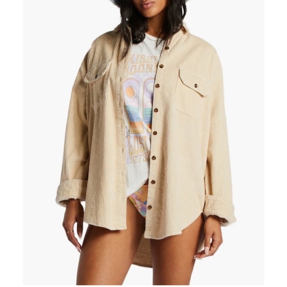 Billabong So Stoked Corduroy Button-Down Shirt